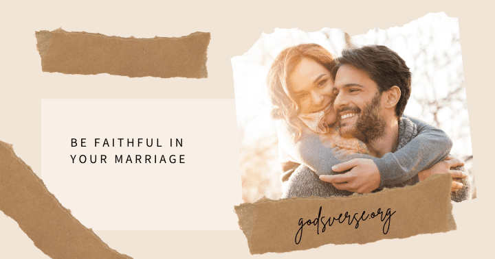 Seja fiel em seu casamento