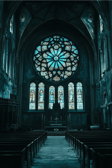 En el interior poco iluminado de la catedral, donde las vidrieras ornamentadas proyectan sombras de colores sobre los bancos vacíos, se puede reflexionar sobre las veneradas tradiciones y los estatutos de muestra que guían estos espacios sagrados.