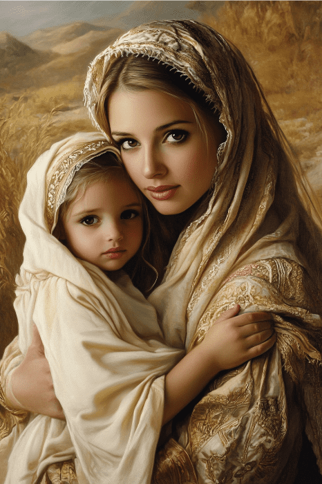 a biblical mother and daughter