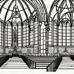 23 Best Hymns for Epiphany: Season Planner (Year A, B & C) A church interior with stained glass windows