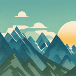 A majestic mountain landscape