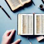 55 Bible Verses About Men and Women: Roles & Equality A bible with a hand pointing to a page