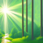 75 Walk with God Quotes to Strengthen Your Faith A path winding through a lush forest