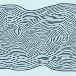 A landscape with a winding path