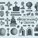 Seven objects that represent different aspects of church life