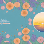 Memorial Poems and Verses for a Husband You Loved A bouquet of flowers with a background of a sunset over a lake