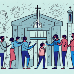 13 Fun and Free Church Scavenger Hunt Ideas for Youth A church building with a group of people outside