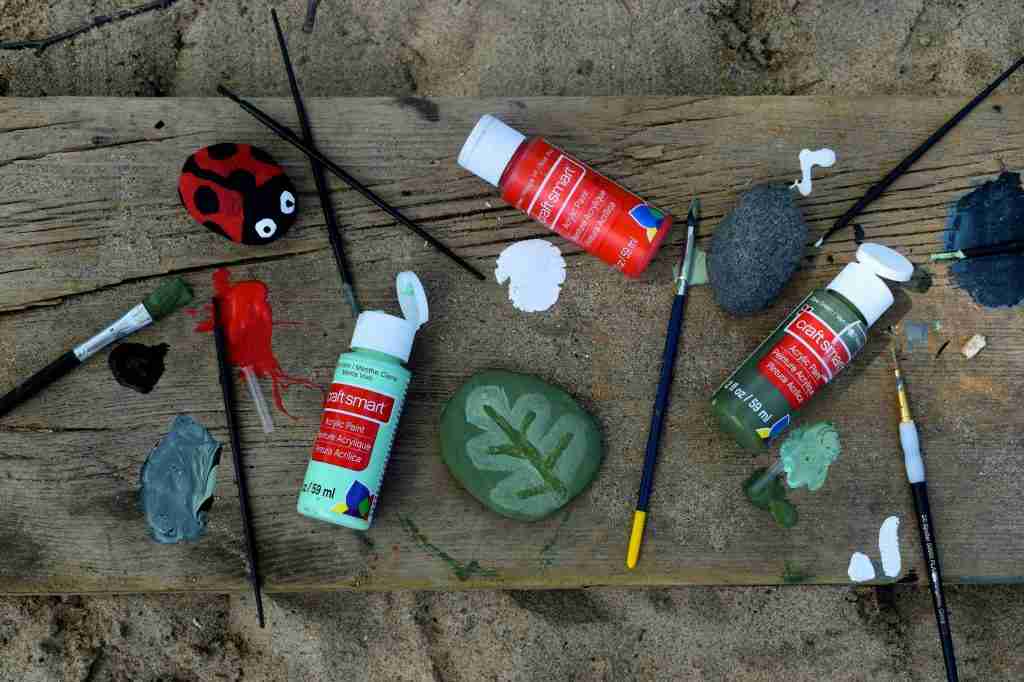 painted stones sunday school craft like for doubting thomas