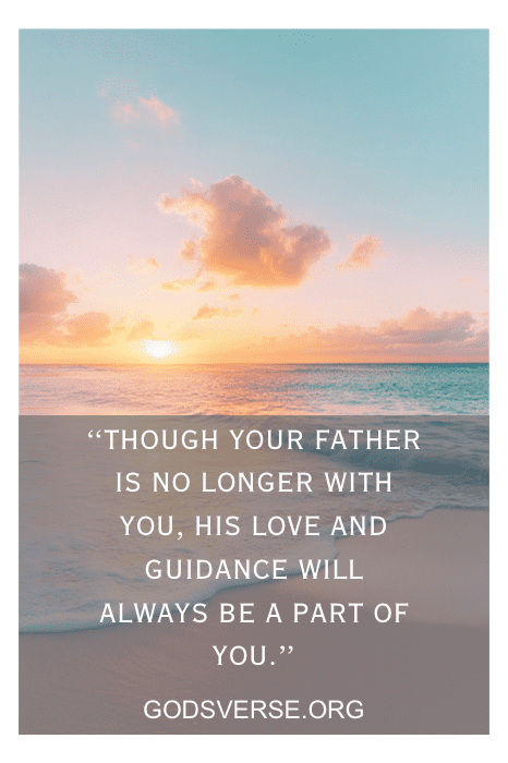Cuando el sol se pone sobre el océano, sus suaves matices nos recuerdan el amor y la guía duraderos de un padre. Incluso en los momentos de tranquilidad, las frases para alguien cuyo padre murió se hacen eco de su presencia, ofreciendo consuelo y fuerza cuando más lo necesitamos.