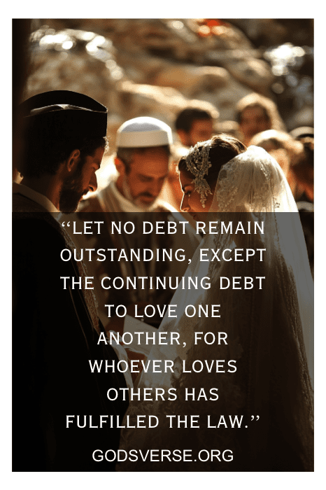 Biblical wedding scene