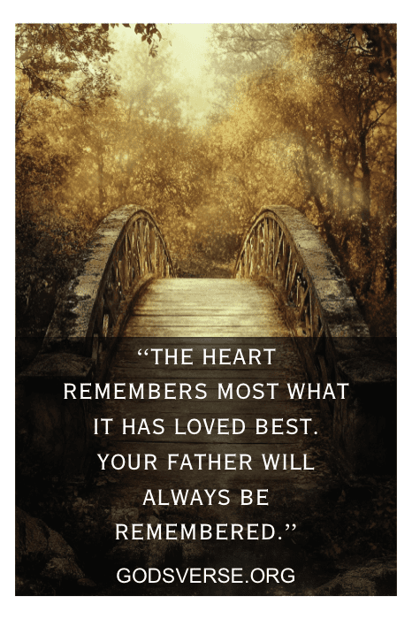 bridge leading to new destination representing the journey through grief after a father's death