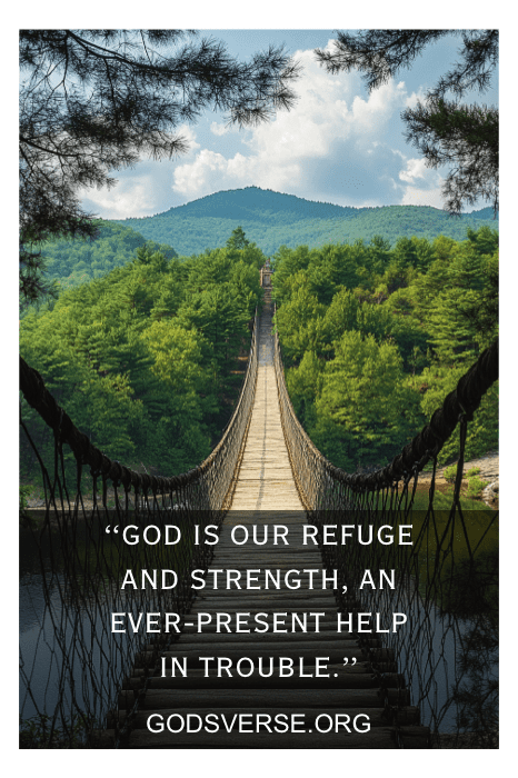 bridge to a new destination representing Christ blazing the path ahead