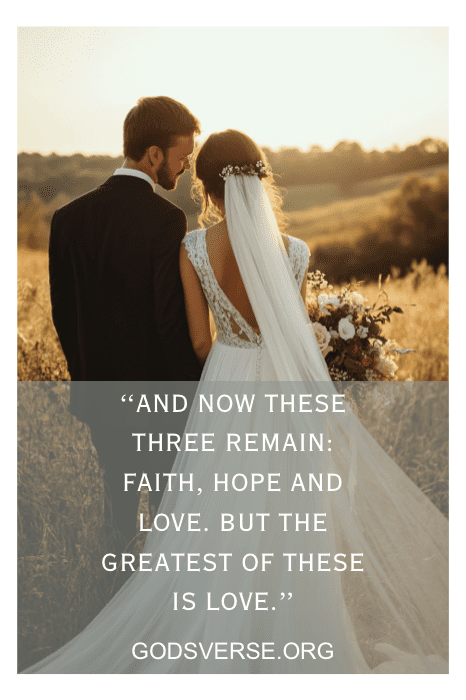 Christian couple getting married