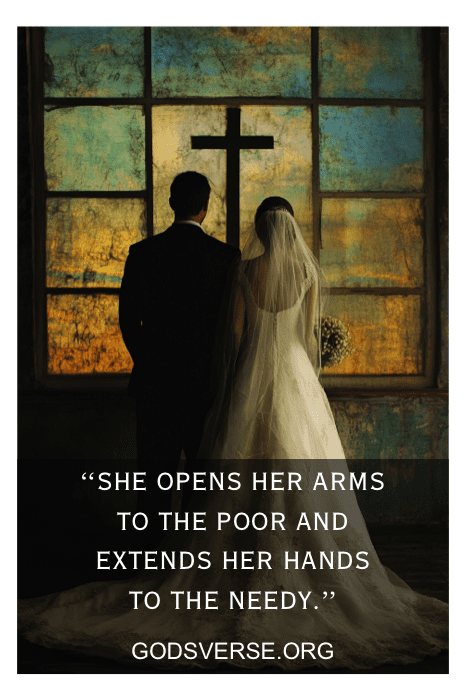 Christians marrying in ceremony