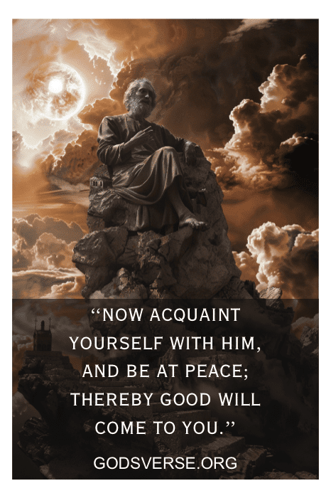 Job 22:21 Scriptures for Mental Peace