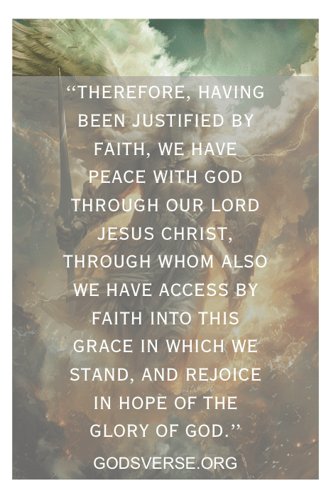 Romans 5:1-2 Scriptures for Mental Peace