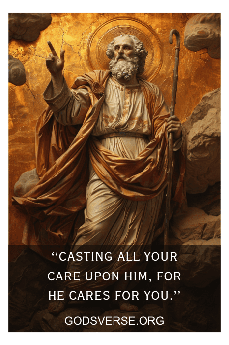 I Peter 5:7 Scriptures for Mental Peace