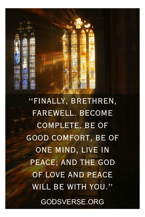 2 Corinthians 13:11 Scriptures for Mental Peace