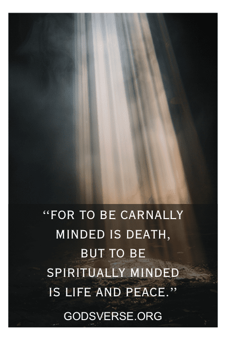 Romans 8:6 Scriptures for Mental Peace