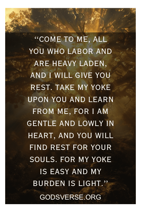 Matthew 11:28-30