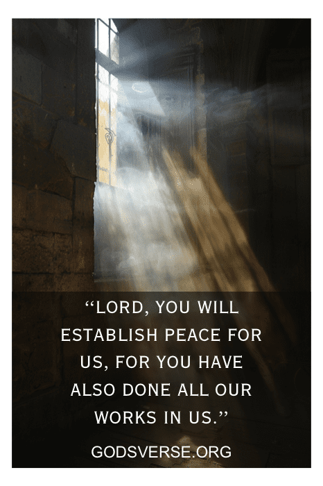 Isaiah 26:12