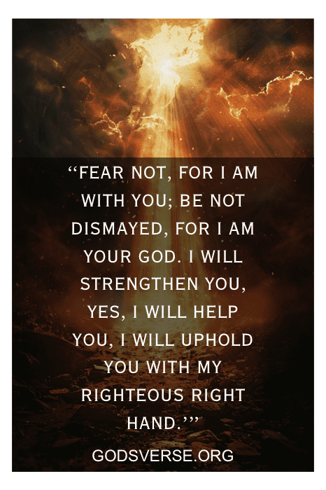 ‭Isaiah 41:10 Scripture for Mental Peace