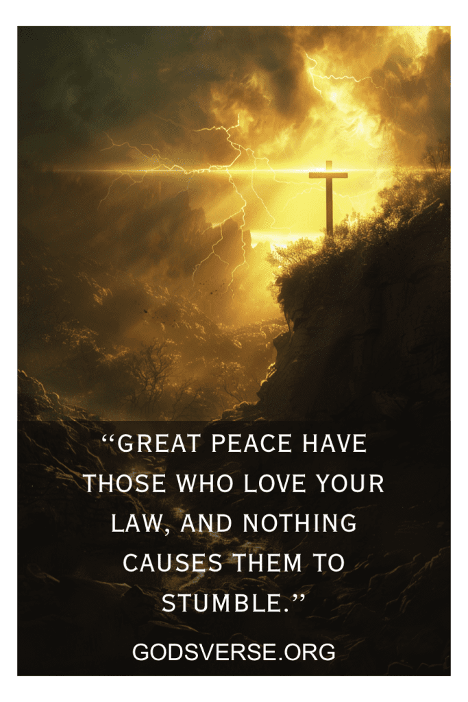 Psalms 119:165 Scriptures for Mental Peace