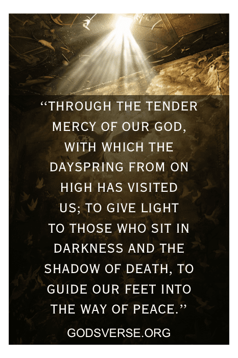 ‭Luke 1:78-79