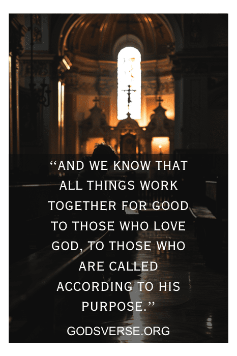 Romans 8:28 Scriptures for Mental Peace