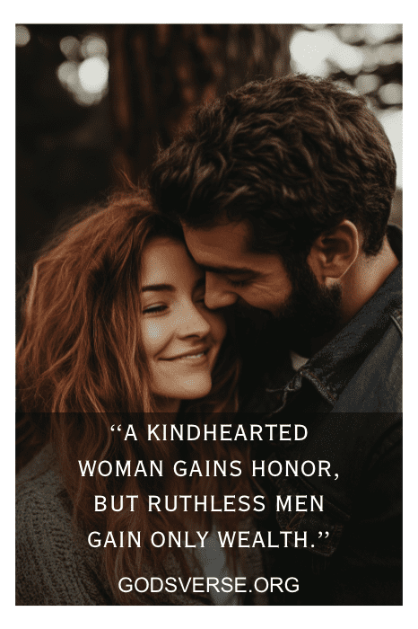 Husband showing appreciation and love toward his wife
