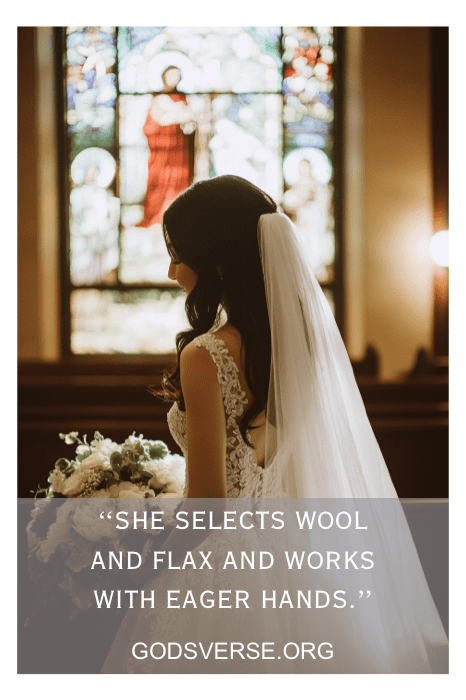 Modern Christian couple wedding