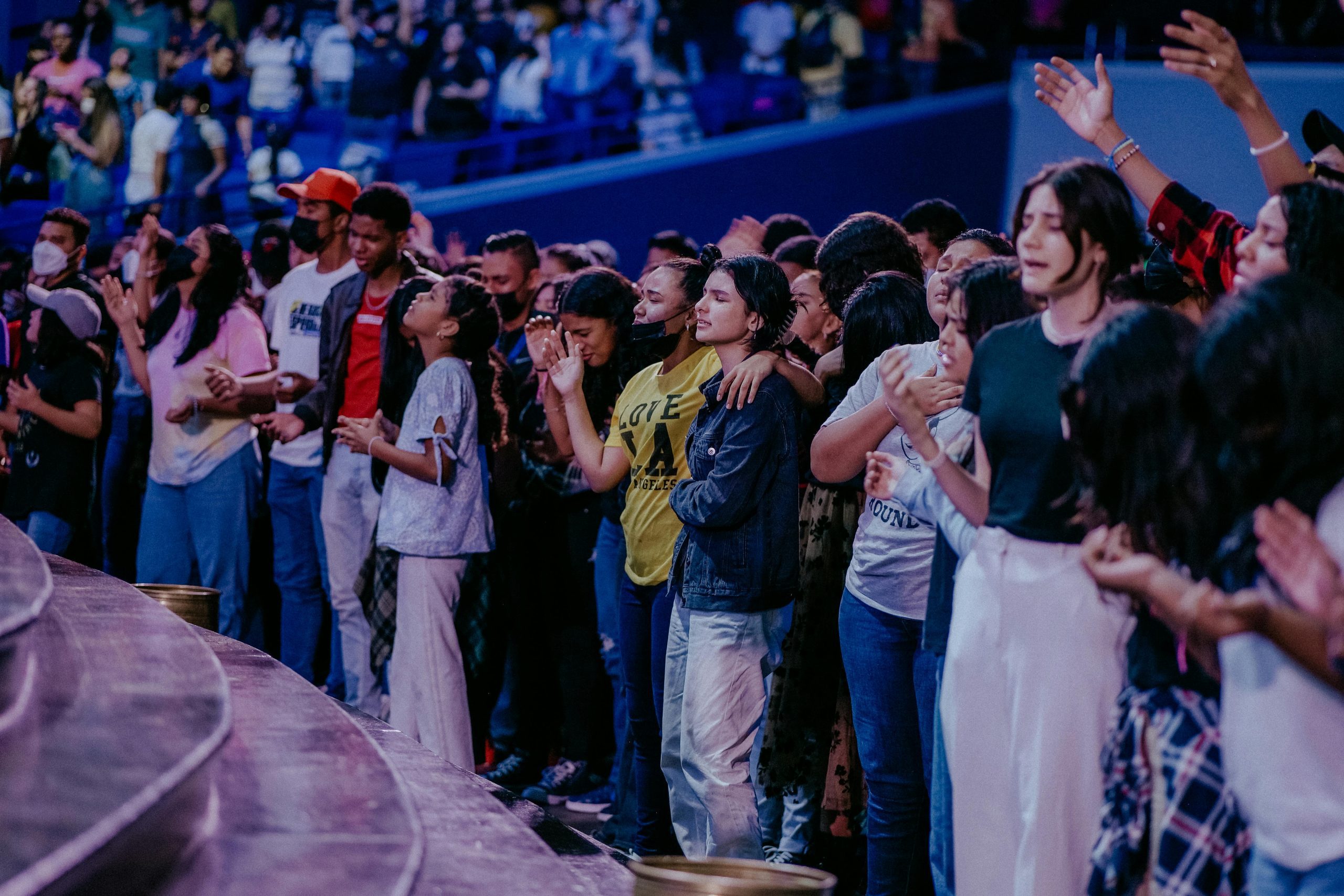 A group of believers in a programme
