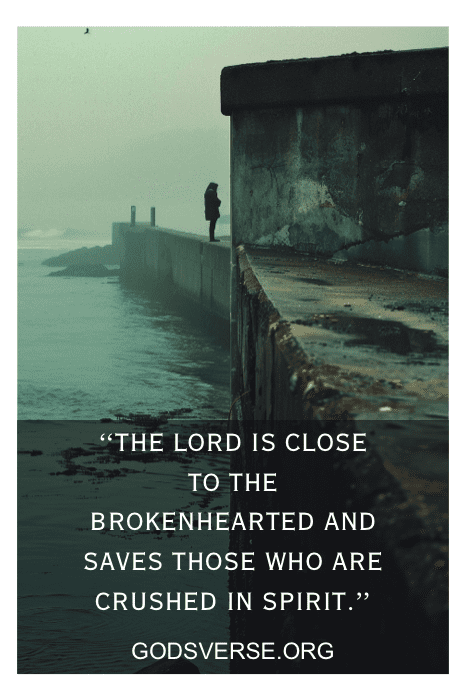 Person sitting alone looking at the sky - Bible verses for a breakup