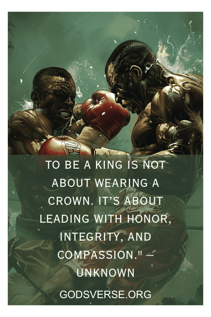 king quotes for men — strength and character