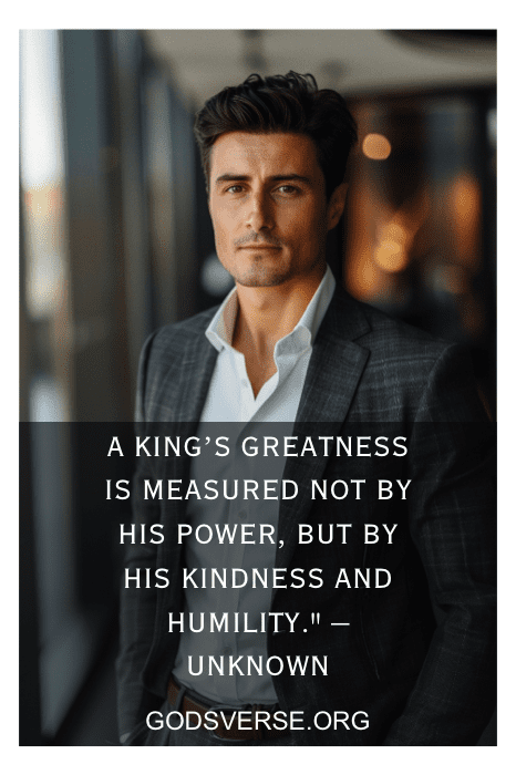 king leadership quotes for men — service and purpose