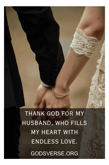 husband and wife holding hands - thank God for my husband