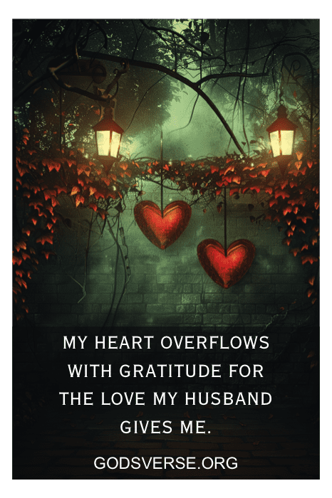 love and gratitude between husband and wife