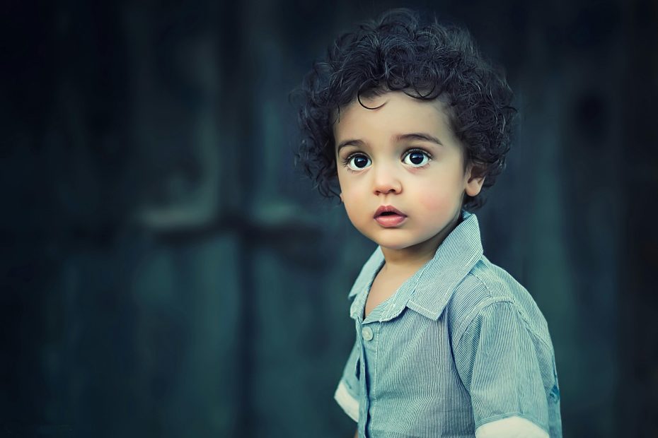 A cute little boy