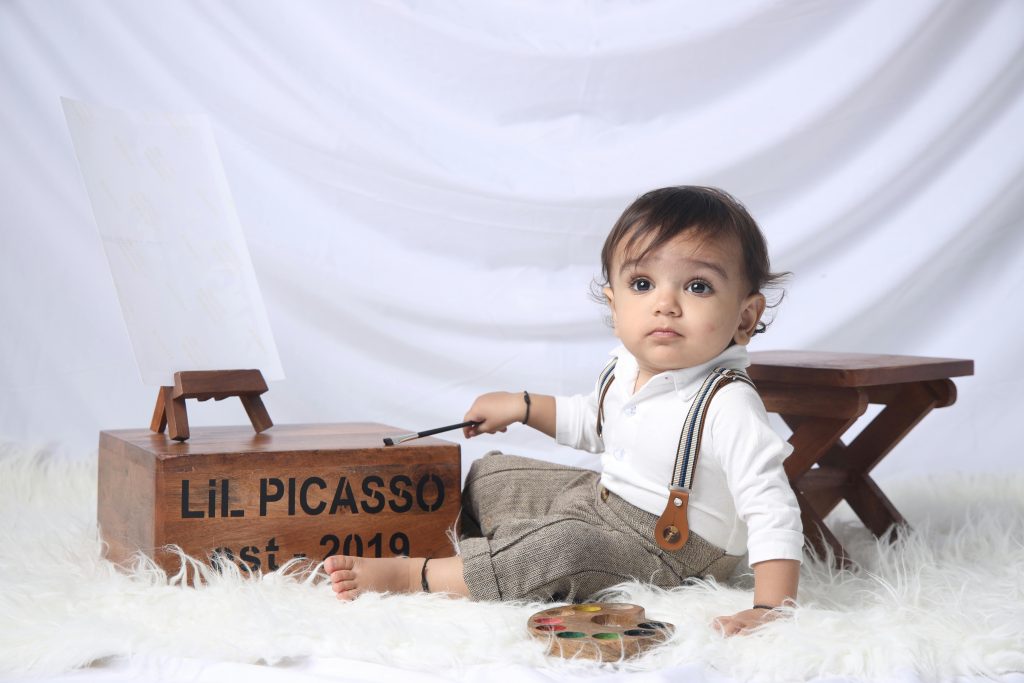A cute baby boy
