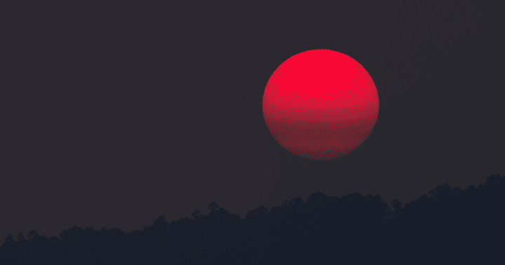 lua vermelha na Bíblia