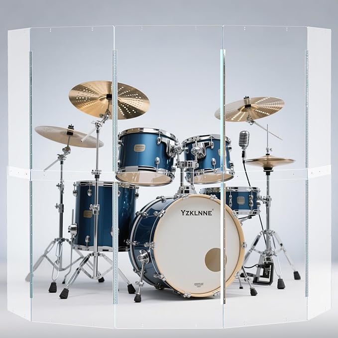 5-Panel Drum Shield with Stainless Steel Hinges