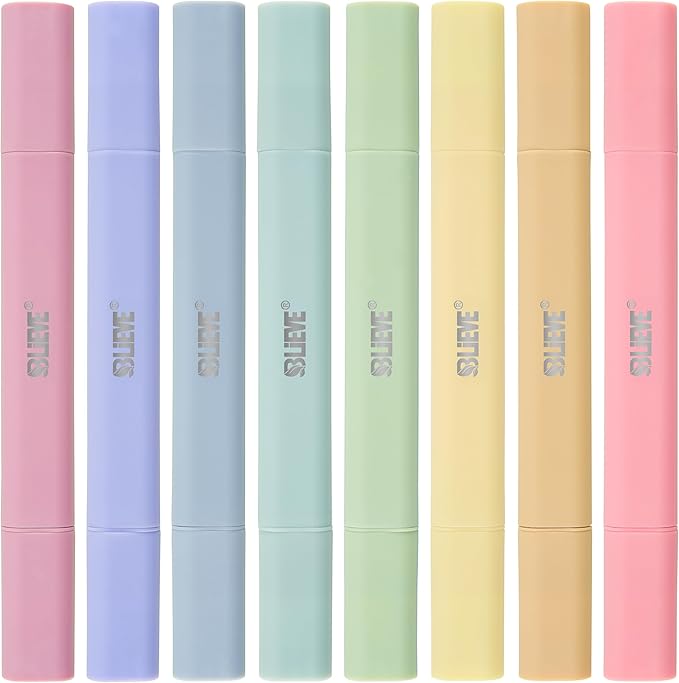 BLIEVE Aesthetic Bible Highlighters No Bleed dual tip best under 10 bible journaling