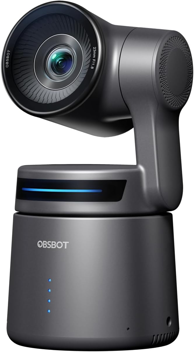 OBSBOT Tail Air AI tracking camera for church streaming