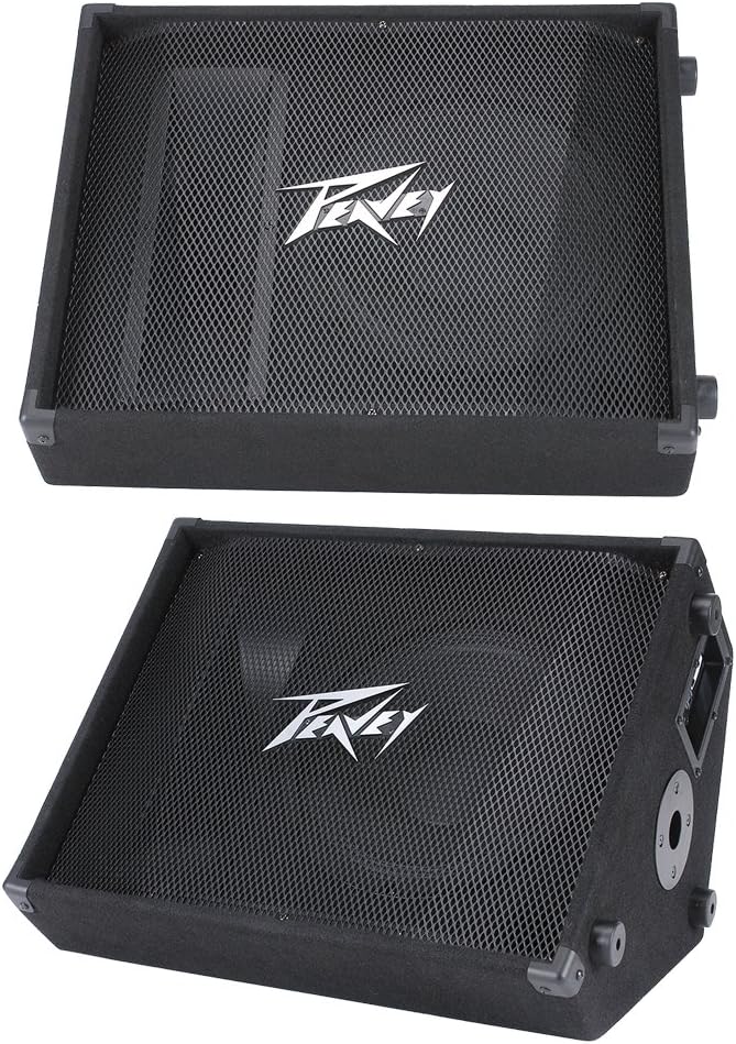 Peavey PV12M passive stage monitor pair for budget church setups