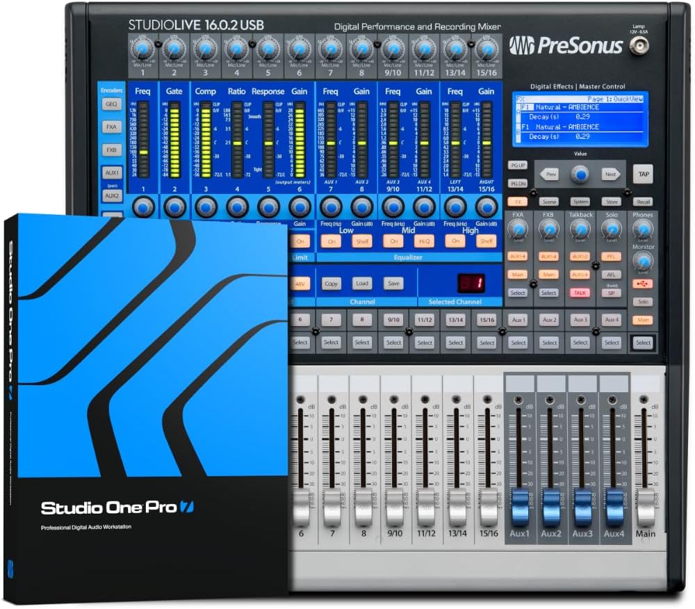 PreSonus StudioLive 16.0.2 classic digital mixer