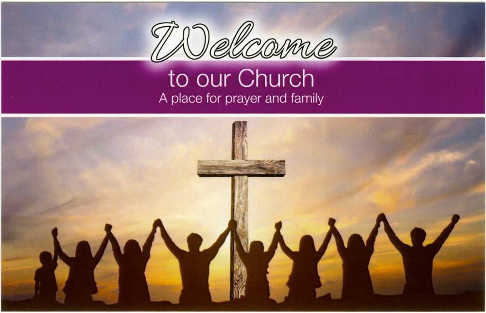 Church Welcome Cards 100 Pack
