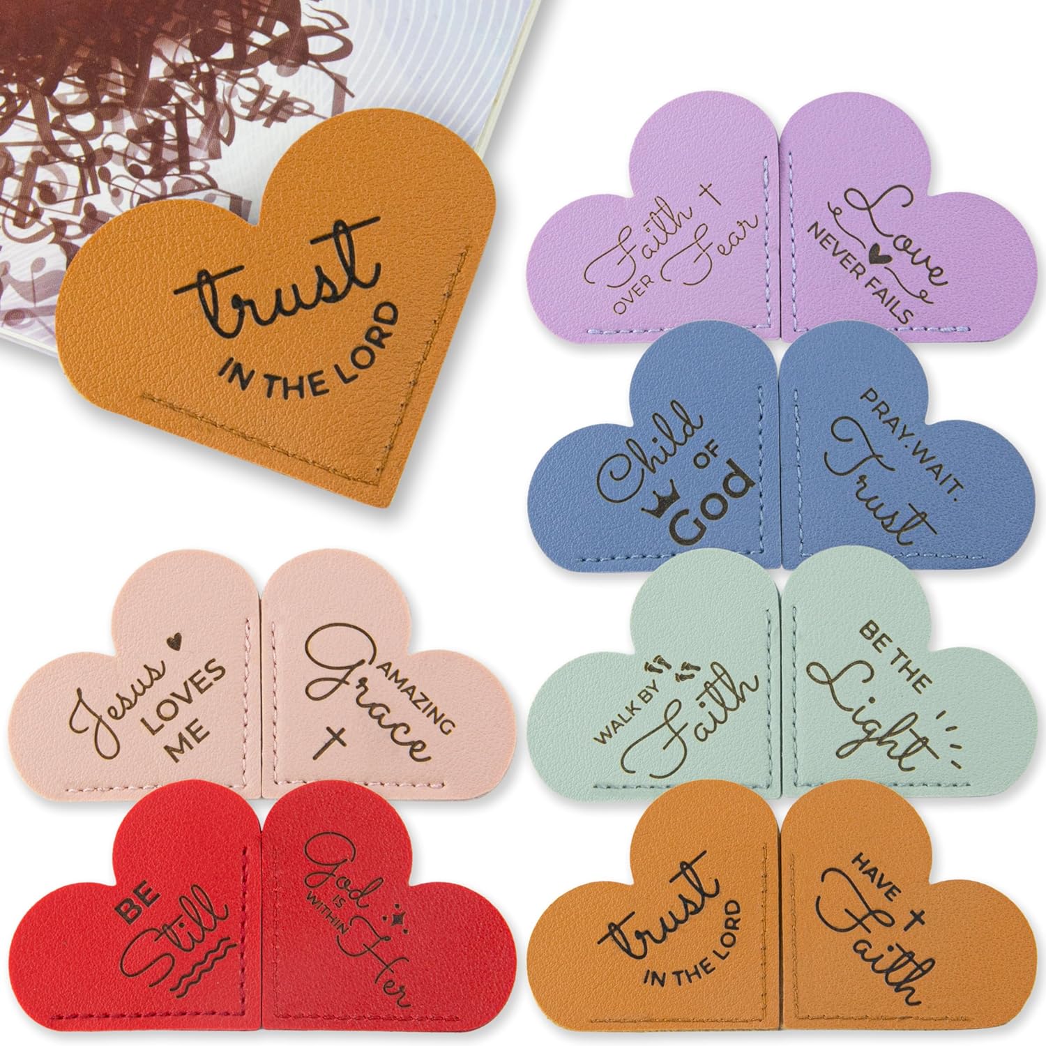 Wooden Cross Bible Bookmarks — 24 Pack