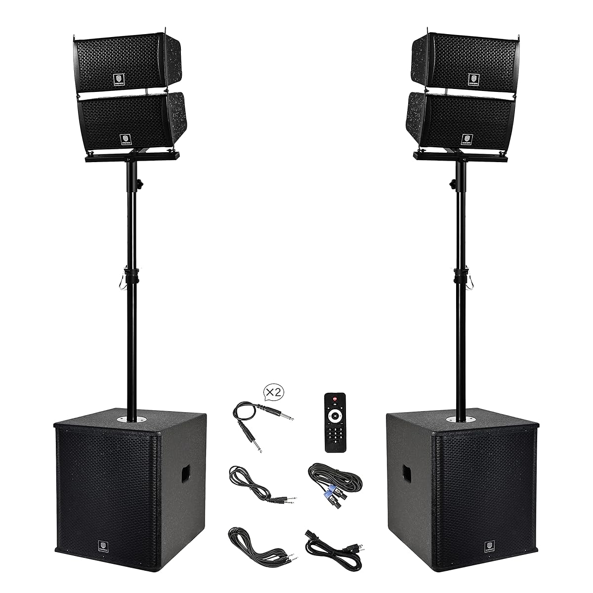 PRORECK Club 6000 budget line array speaker system for small church