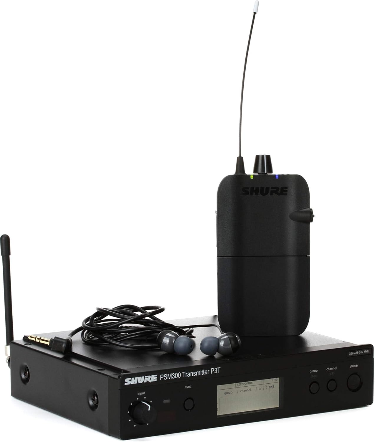 Shure PSM300 wireless IEM system