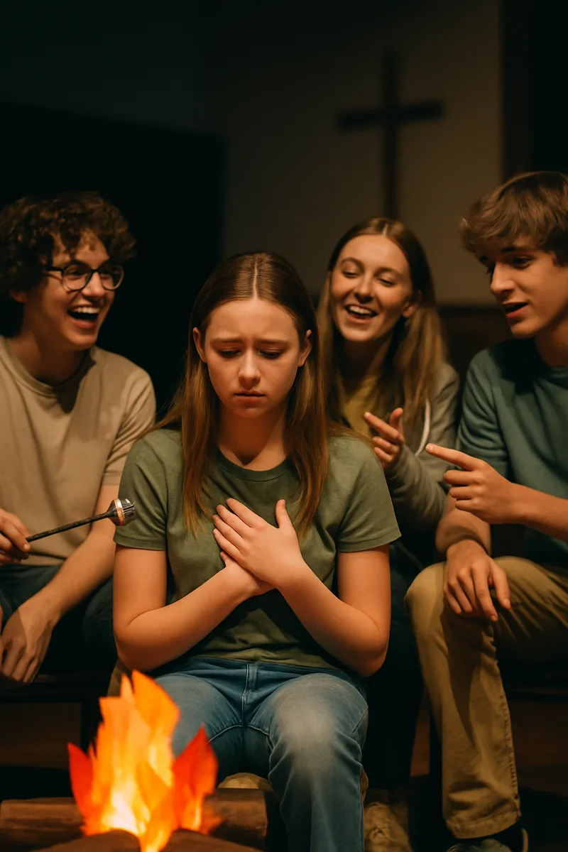 1. “Campfire Confessions” — biblical skit illustration